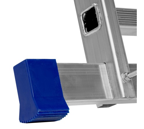 Лестница, 3 х 14 ступеней, алюминиевая, трехсекционная, Сибртех