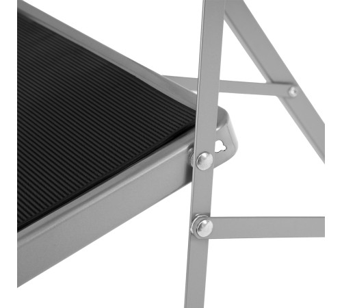 Стремянка стальная, 3 широкие ступени 20х30 см с полимерным покрытием Сибртех