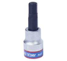 Насадка (бита) торцевая 3/8", Hex, 7 мм, L = 50 мм KING TONY 302507 Насадка (бита) торцевая 3/8", Hex, 7 мм, L = 50 мм KING TONY 302507