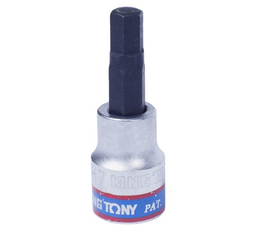 Насадка (бита) торцевая 3/8", Hex, 7 мм, L = 50 мм KING TONY 302507 Насадка (бита) торцевая 3/8", Hex, 7 мм, L = 50 мм KING TONY 302507
