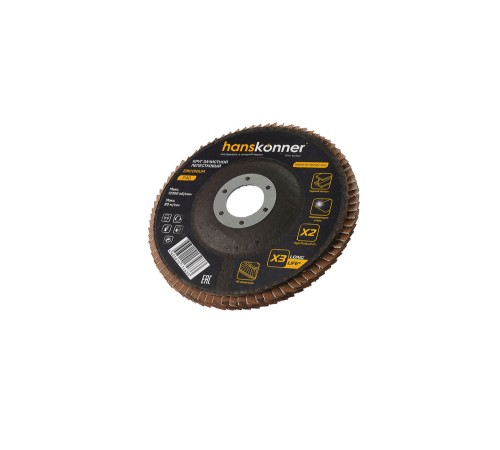 Зачистной круг лепестковый Hanskonner H9010-01-125x22-40Z Зачистной круг лепестковый Hanskonner H9010-01-125x22-40Z