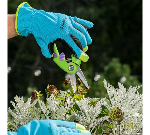 Секатор цветочный, 220 мм, двухкомпонентные рукоятки, Palisad