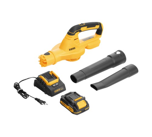 Воздуходувка аккумуляторная, AB-500, 65 м/с, 500 м³/ч, Li-Ion, 20 В Denzel