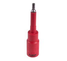 Насадка (бита) торцевая диэлектрическая 1/2", HEX, 5 мм, L = 120 мм KING TONY 4035VE05 Насадка (бита) торцевая диэлектрическая 1/2", HEX, 5 мм, L = 120 мм KING TONY 4035VE05