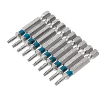 Бита Torx 10 х 50, сталь S2, 10 шт. Gross Бита Torx 10 х 50, сталь S2, 10 шт. Gross