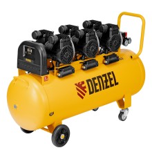 Компрессор безмасл. малошумн. DLP-4500/150, 4,5 кВт, 3х1,5 кВт,150 л, 2850 об/мин,750 л/мин Denzel