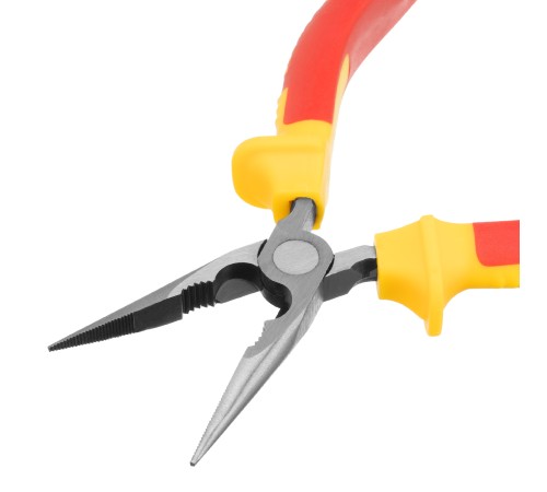 Длинногубцы прямые Insulated, 160 мм, двухкомпонентные рукоятки Matrix Professional Длинногубцы прямые Insulated, 160 мм, двухкомпонентные рукоятки Matrix Professional