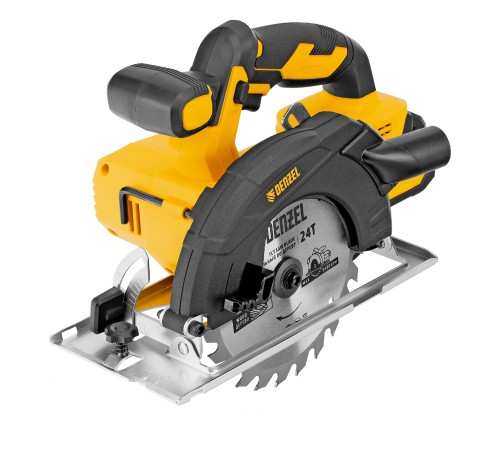 Пила циркулярная аккумуляторная CCSH-20-165, 165 мм, Li-Ion, 20 В// Denzel