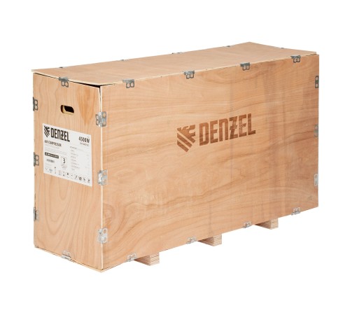 Компрессор безмасл. малошумн. DLP-4500/150, 4,5 кВт, 3х1,5 кВт,150 л, 2850 об/мин,750 л/мин Denzel