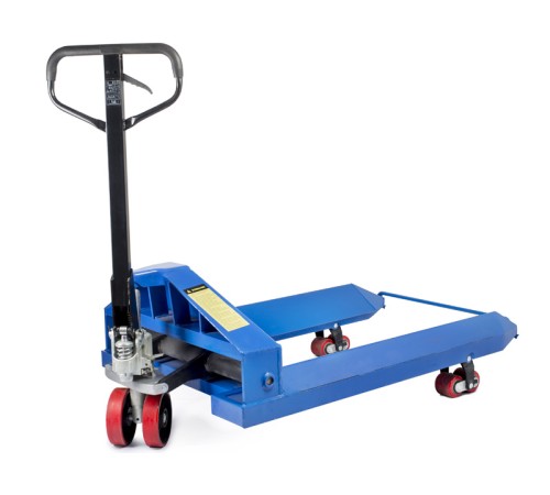 Тележка гидравлическая 2500 кг 1150х1150 мм TOR ZT для рулонов (полиуретановые колеса) уценка