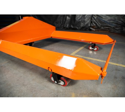 Тележка гидравлическая 2500 кг 1150х1150 мм TOR ZT для рулонов (полиуретановые колеса) уценка