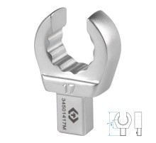 Насадка разрезная серии "FIT", 17 мм, 9х12 мм KING TONY 34501417M