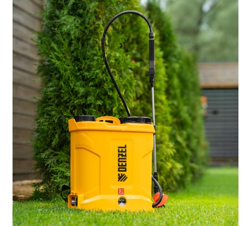 Опрыскиватель ранцевый аккумуляторный DP-10LA, 10 л, 12 В, 8 Ач Denzel