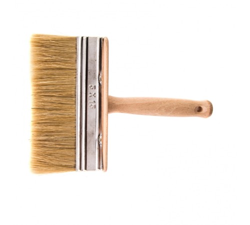 Кисть-ракля, 50 х 150 мм, натуральная щетина, деревянный корпус, деревянная ручка