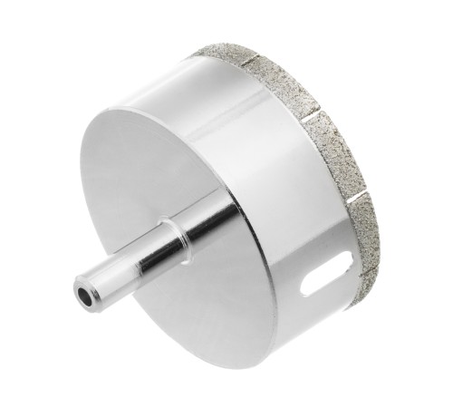 Сверло по стеклу и керамической плитке, 65 х 55 мм, цилиндрический хвостовик Сибртех