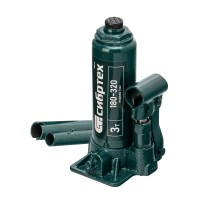 Домкрат гидравлический бутылочный, 3 т, 180-320 мм, в пласт. кейсе Сибртех