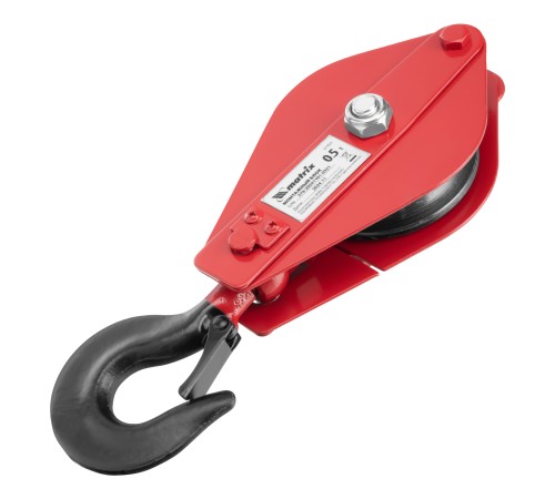 Блок монтажный с крюком, 0.5 т Matrix