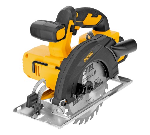 Пила циркулярная аккумуляторная CCSH-20-165, 165 мм, Li-Ion, 20 В// Denzel