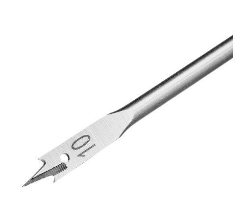 Сверло по дереву перовое удлиненное, 10 х 300 мм, шестигранный хвостовик Matrix