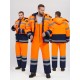 Костюм зимний Дорожник-Ультра (тк.Смесовая,210) п/к, оранжевый/т.синий