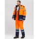 Костюм зимний Дорожник-Ультра (тк.Смесовая,210) п/к, оранжевый/т.синий