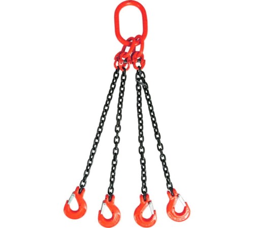 Строп цепной TOR 4СЦ г/п 45,0 т 9,0 м с самозакрывающимися крюками