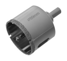 Сверло алмазное по керамограниту, 50 х 67 мм, трехгранный хвостовик Matrix