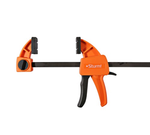 Струбцина быстрозажимная, 600мм, сила сжатия 70-100кгс, Sturm!