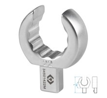 Насадка разрезная серии "FIT", 22 мм, 9х12 мм KING TONY 34501422M