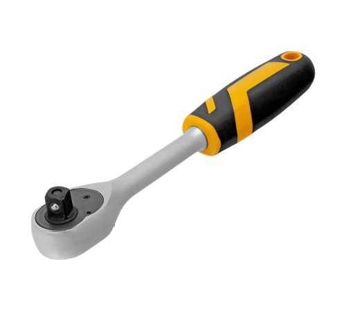 Ключ-трещотка 1/2", 90 зубьев, с быстрым сбросом, CrV Denzel Ключ-трещотка 1/2", 90 зубьев, с быстрым сбросом, CrV Denzel