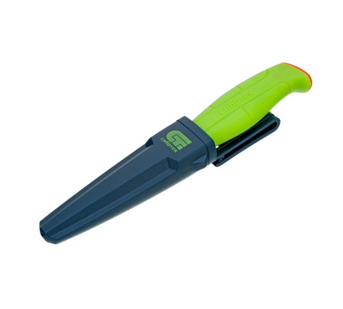 Нож-поплавок хозяйственный с чехлом, пластиковая рукоятка, 230 мм Сибртех