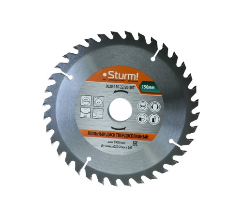 Диск пильный Sturm! 9020-150-22/20-36T Диск пильный Sturm! 9020-150-22/20-36T