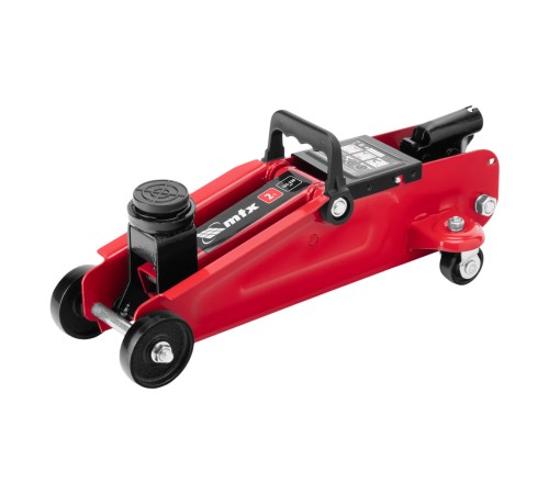 Домкрат гидравлический подкатной, 2 т, 135-320 мм, в пласт. кейсе MTX