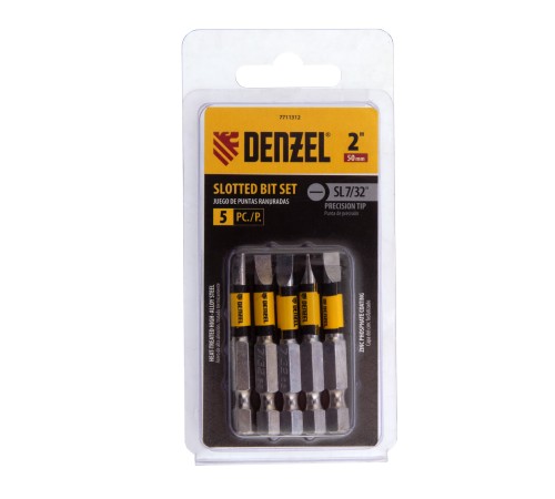 Бита SL5,5x50, 5 шт.// Denzel Бита SL5,5x50, 5 шт.// Denzel