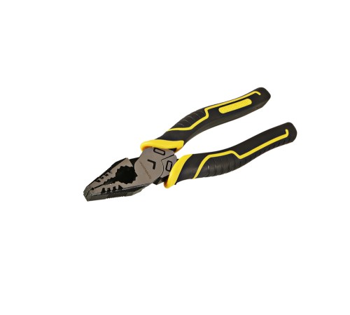 Пассатижи 175мм, эксц. шарнир,+30% к силе реза, СrV, TPR рук., Hanskonner