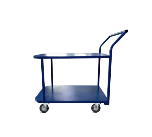 Тележка платформенная TOR ТП-2Я (600х900) 2х-ярусная (125мм)