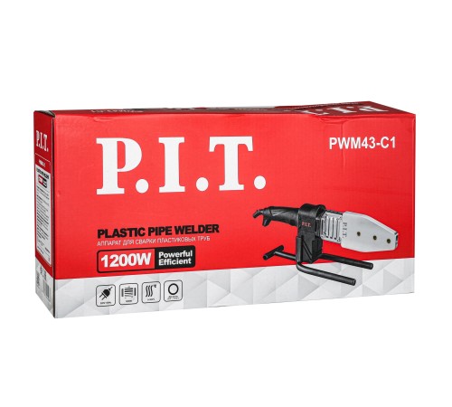 Паяльник для ПВХ труб сетевой P.I.T. PWM43-C1