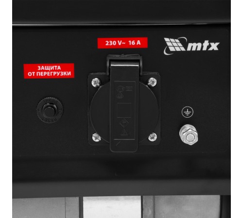 Генератор бензиновый RS-1500, 1,1 кВт, 230В, ручной стартер MTX