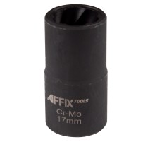 Головка для поврежденного крепежа 1/2", 17 мм AFFIX AF10930017