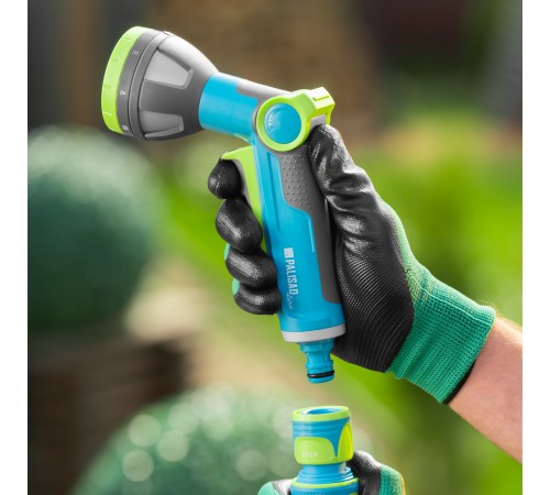 Пистолет-распылитель, 8 режимов, регулируемый, металлический, с курком, LUXE Palisad