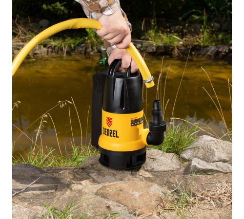 Дренажный насос DP800A, 800 Вт, подъем 5 м, 13000 л/ч Denzel