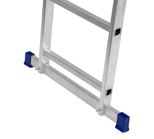 Лестница, 3 х 14 ступеней, алюминиевая, трехсекционная, Сибртех
