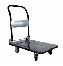 Тележка платформенная 950 кг TOR PH950 (1100х780) со складной ручкой (резиновые колеса 150 мм)
