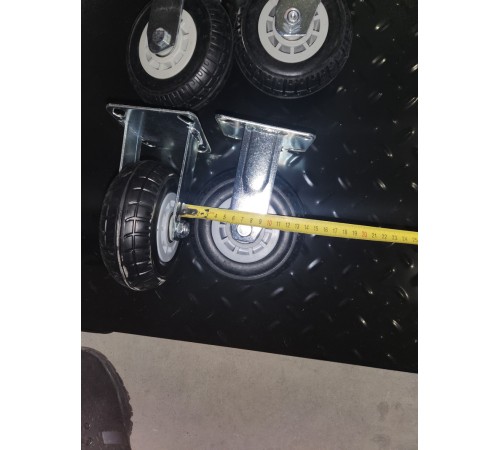 Тележка платформенная 950 кг TOR PH950 (1100х780) со складной ручкой (резиновые колеса 150 мм)