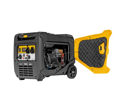 Генератор инверторный GS-4500iSE, 4,5 кВт, 230 В, закрытый корпус, электростартер DENZEL