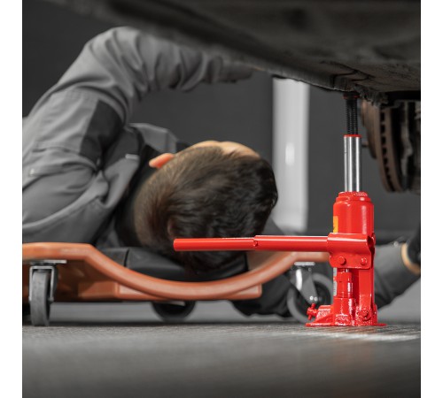 Домкрат гидравлический бутылочный, 4 т, h подъема 180–320 мм Sparta Compact