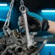 Набор ключей комбинированных трещоточных, количество зубьев 100, СRV, 7 шт, 8-19 мм Gross