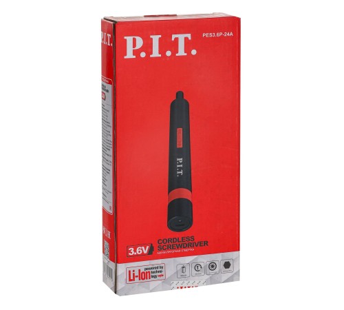 Отвертка аккумуляторная P.I.T. PES3.6P-24A (встроенная АКБ)