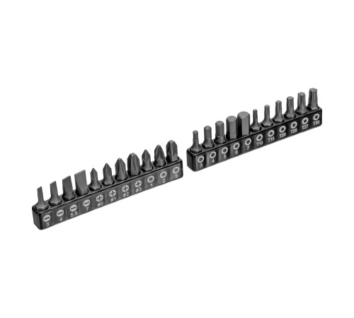 Набор инструментов, 1/2", 1/4", CrV, S2, пластиковый кейс, 122 предмета Denzel