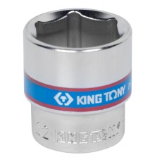 Головка торцевая стандартная шестигранная 3/8", 22 мм KING TONY 333522M Головка торцевая стандартная шестигранная 3/8", 22 мм KING TONY 333522M